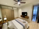 Guest bedroom with smart tv